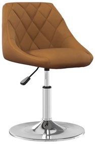 6 db barna bársony dönthető étkezőszék