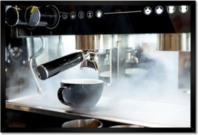 Poszterek keretben 60x40 Kávéscsésze latte