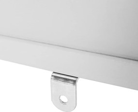 5 polcos állvány, fehér, REON TYP 3