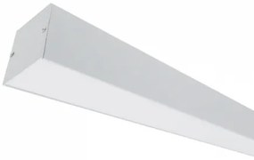 LED lámpatest , lineáris , 150 cm , 64W , falon kívüli , természetes fehér , fehér