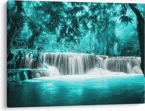 Kép - Kék vízesés (70x50 cm)