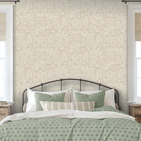 Arthouse Signature 2 Heritage Trail bézs-szürke virágos vinyl tapéta – 100194AH