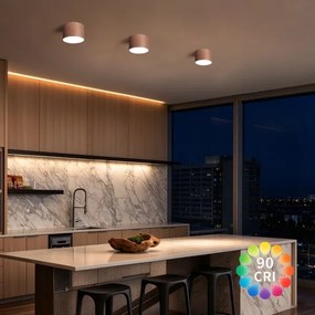 BRILAGI - Fürdőszobai mennyezeti lámpatest FORIS LED/9W/230V átm. 9 cm bronzszínű IP44