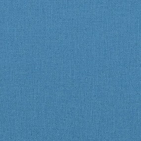 6 db melange kék szövet alacsony háttámlás székpárna 100x50x4cm