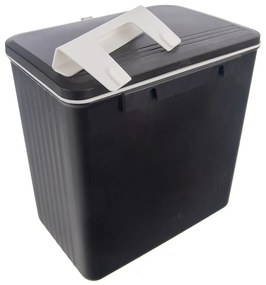 Fekete műanyag szemetes 13 l – Orion