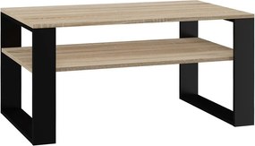 1P dohányzóasztal, sonoma-fekete