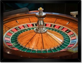 Poszterek keretben 40x30 Rulett