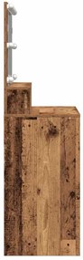 Öltözködőasztal fiókkal Régi fa 80 x 41 x 134,5 cm Faanyag