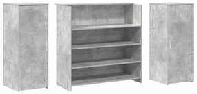 vidaXL recepciós pult betonszürke 180x50x103,5 cm szerelt fa