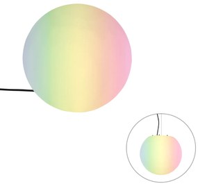 Okos kültéri lámpa fehér 35 cm IP65 WiFi-vel A60 - Nura