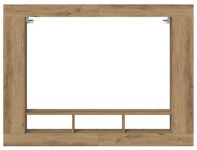 Tv állvány falra szerelhető, Artisan tölgy, 152x22x113 cm