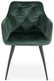 Zöld Bársony Étkezőszék. MODESTO