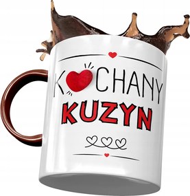 Bordó Bögre Unokatestvérnek Születésnapra Ajándék Nyomtatott Fotóval