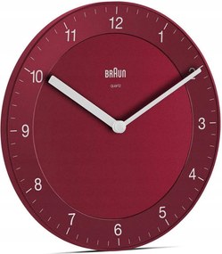Piros Klasszikus Falióra Braun BC06R 20 cm