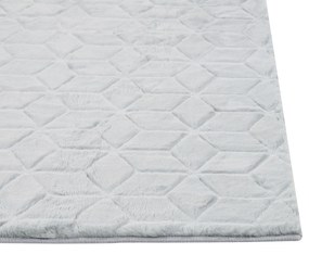 Menta-szürke műnyúlszőrme szőnyeg 160 x 230 cm THATTA Beliani