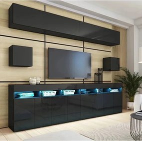 Nappalifal Premium Fekete matt/ fekete fényes