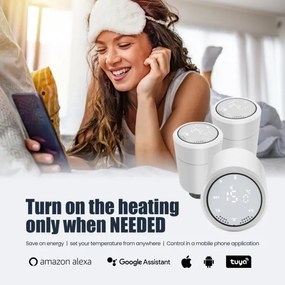 Immax NEO 07732C-KÉSZLET 4x Termosztatikus fej + BRIDGE PRO v3 2xAA/3V Wi-Fi Tuya