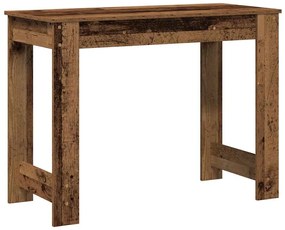 Íróasztal régi fa 100x45x75 cm műszaki fa