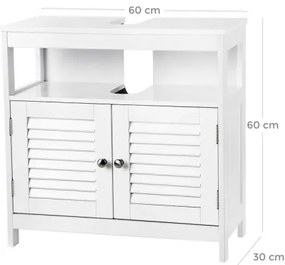 EIKE fehér fürdőszobai szekrény