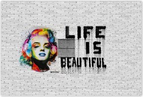 Poszterek 200x135 Banksy Life is beautiful