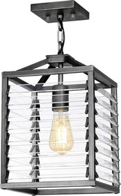 Elstead Lighting Louvre LOUVRE-1P Függőlámpa 1x60W/E27