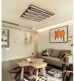 Wofi 9031-1006 - PALERMO LED 40W 230V dimmelhető fa mennyezeti lámpa