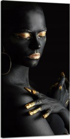 Vászonkép Nő Arany Elemek Művészet 40x80 cm Ideális ajándék