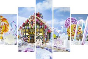 Kép - mézeskalács ház (150x105 cm)