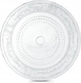 Üvegtányér, étkezési tányér, 25 cm-es dísztányér