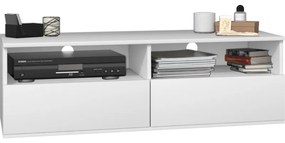 Auguszta TV-állvány 120 cm - Fehér N