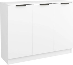 vidaXL fehér szerelt fa tálalóasztal 90,5 x 30 x 70 cm