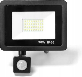 DOMENOLED 23 HALOGEN Kültéri Reflektor Fekete LED IP65