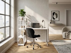 Íróasztal MAX 4.0 polcokkal 120x44 cm, fehér