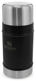 Fekete rozsdamentes acél ételtartó termosz 700 ml Legendary Classic Black – Stanley