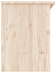 ALTA tömör fenyőfa cipőszekrény 100x35x45 cm