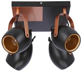 spotlámpa ANICA 4xE14/40W/230V fekete/réz