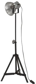 vintage ezüst állólámpa 25 W 35x35x65/95 cm E27