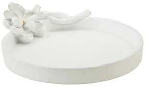 Poligyanta dekoratív tálca ø 21 cm Magnolia – Mauro Ferretti