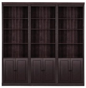 Barna borovi fenyő könyvespolc 222x223 cm Anita – Støraa