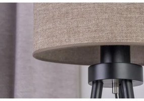 Duolla - Asztali lámpa OVAL 1xE27/15W/230V átm. 30 cm barna