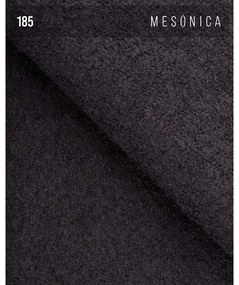 Fekete buklé fotel Moilo – MESONICA