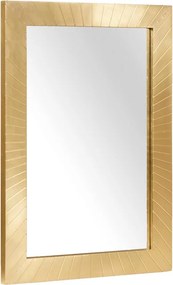 vidaXL Fürdőszobai tükör tükörrel Fekete és Arany 50 x 2,5 x 70 cm