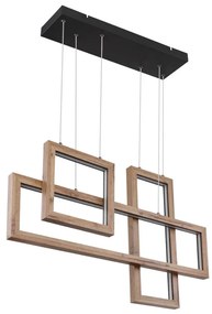 Globo 67287H1 - MANDERA LED kábeles csillár LED/40W/230V barna