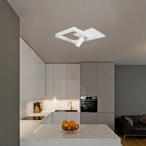 LED mennyezeti lámpa LED/38W/230V + 1xGU10/30W fehér