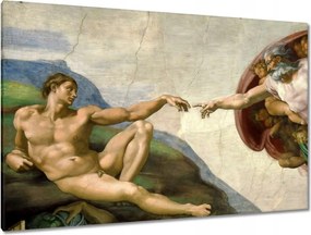 Festmények 120x80 Ádám teremtése