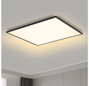 Brilagi - LED Dimmelhető lámpa SLIMFRAME LED/58W/230V 60x60 cm fekete + távirányító