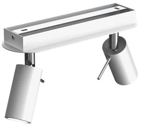 Spotlámpa PRESTON 2xGU10/40W/230V fehér