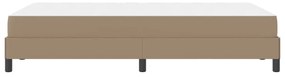 Ágy matracmal Cappuccino 120 x 200 cm Műbőr
