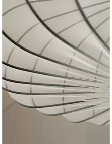 Fehér függőlámpa textil búrával ø 52 cm Mellow – Candellux Lighting