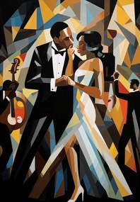 Poszter 68x98cm Jazz Esti Harmónia